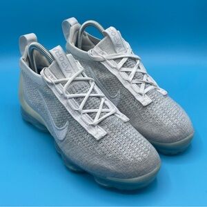 Nike VaporMax Flyknit  'White Pure Platinum'